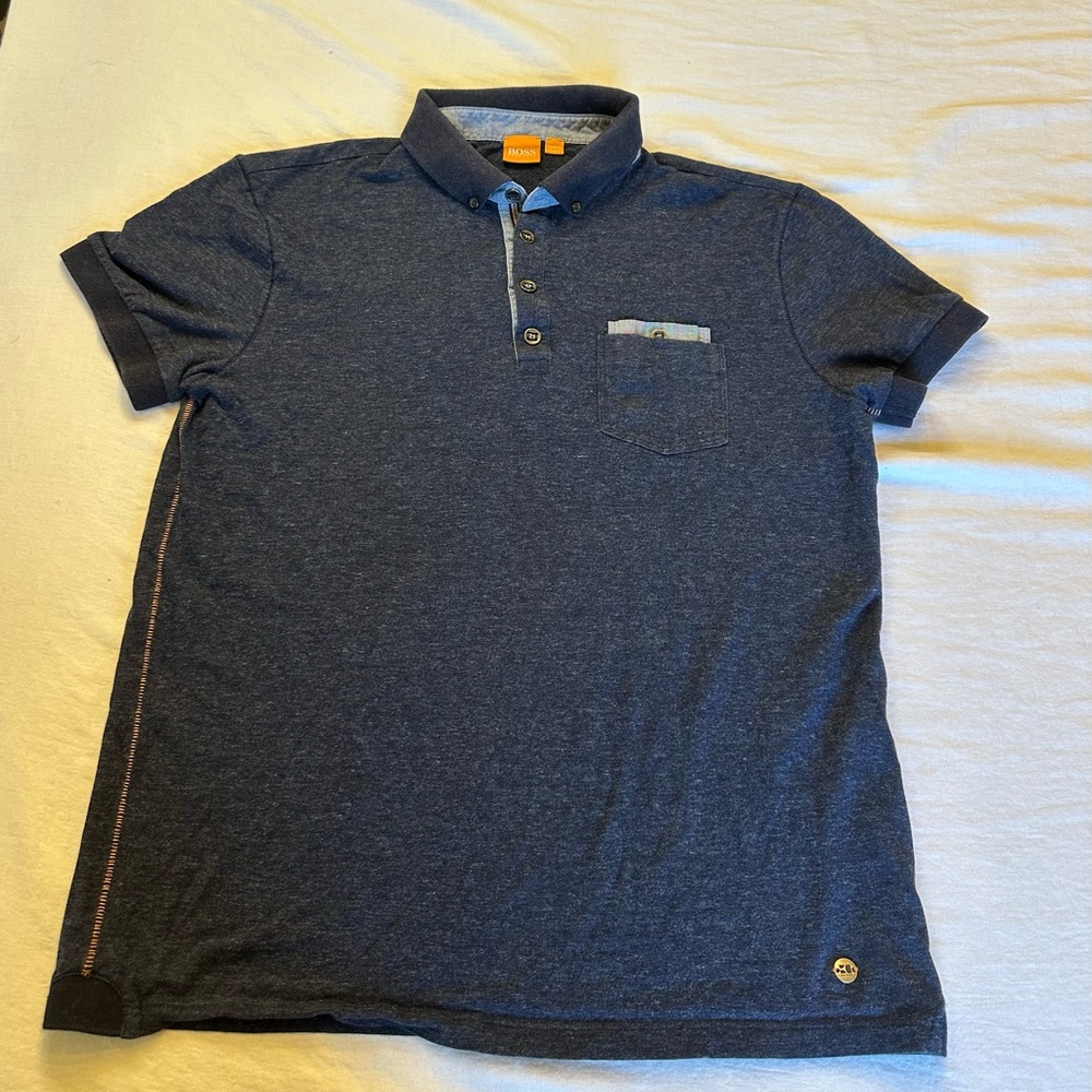 Hugo Boss Short Sleeve Polo Shirt - Medium - Excellent Condition